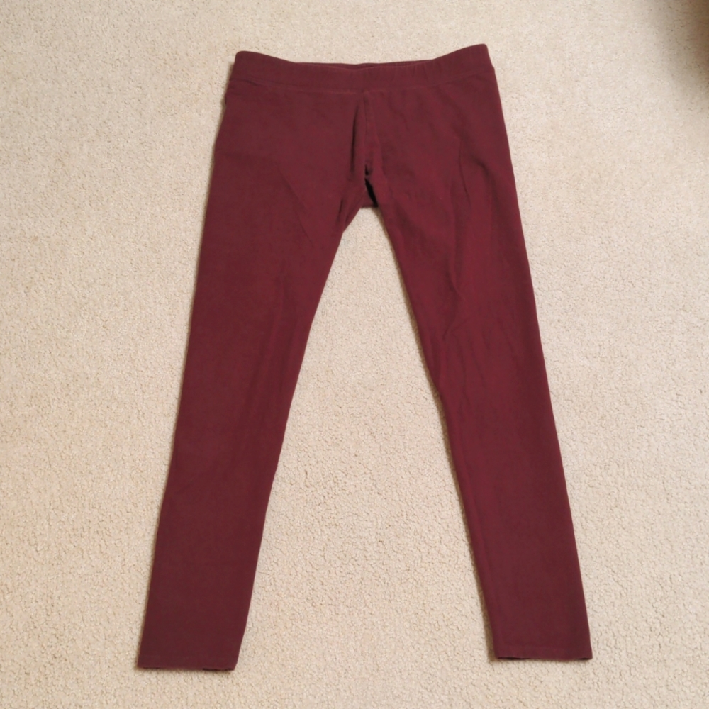 Pact burgundy leggings